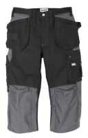 3/4 Bundhose FAS-264 schwarz/grau Gr. 44